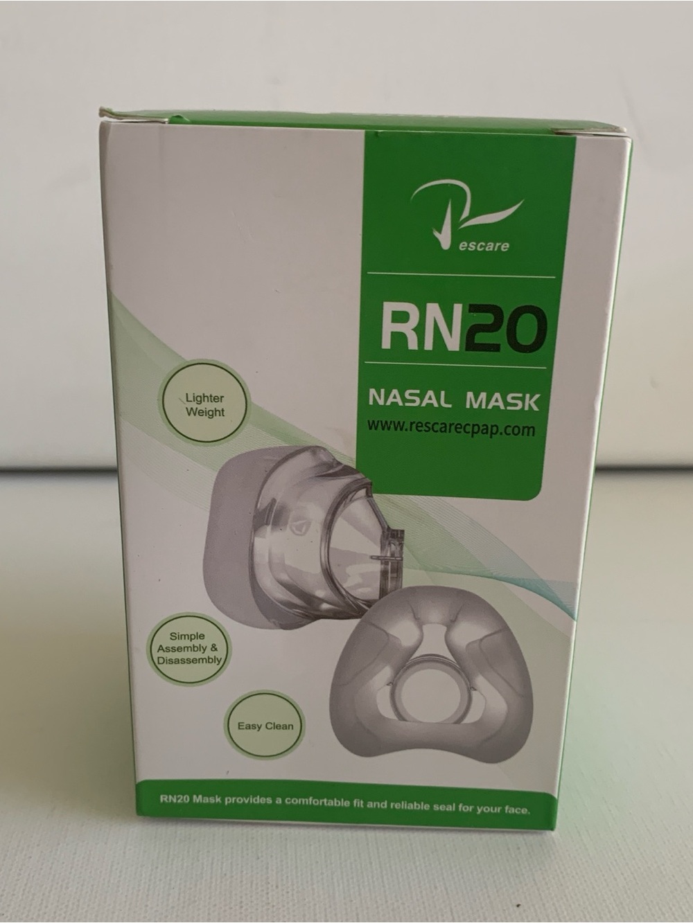 RESCARE R20 Nasal Mask Pack Of 2 Masks New